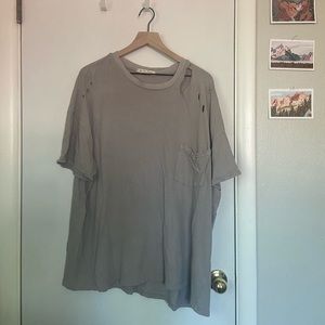 free people ripped tee